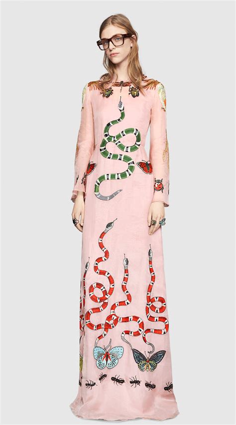 gucci snake gown|gucci dresses for women.